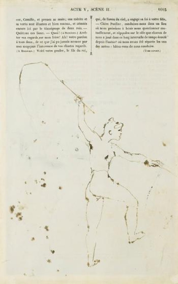 Les Acrobates - Recto. Dresseur De Lion - Verso by Pablo Picasso