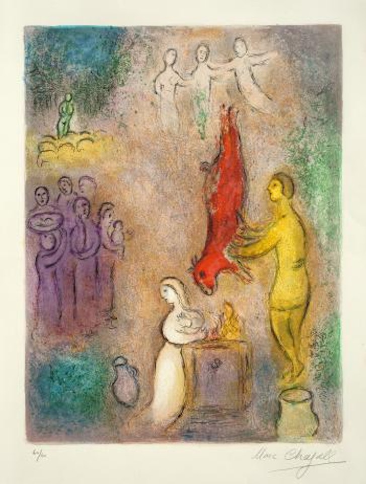 Sacrifice Aux Nymphes by Marc Chagall