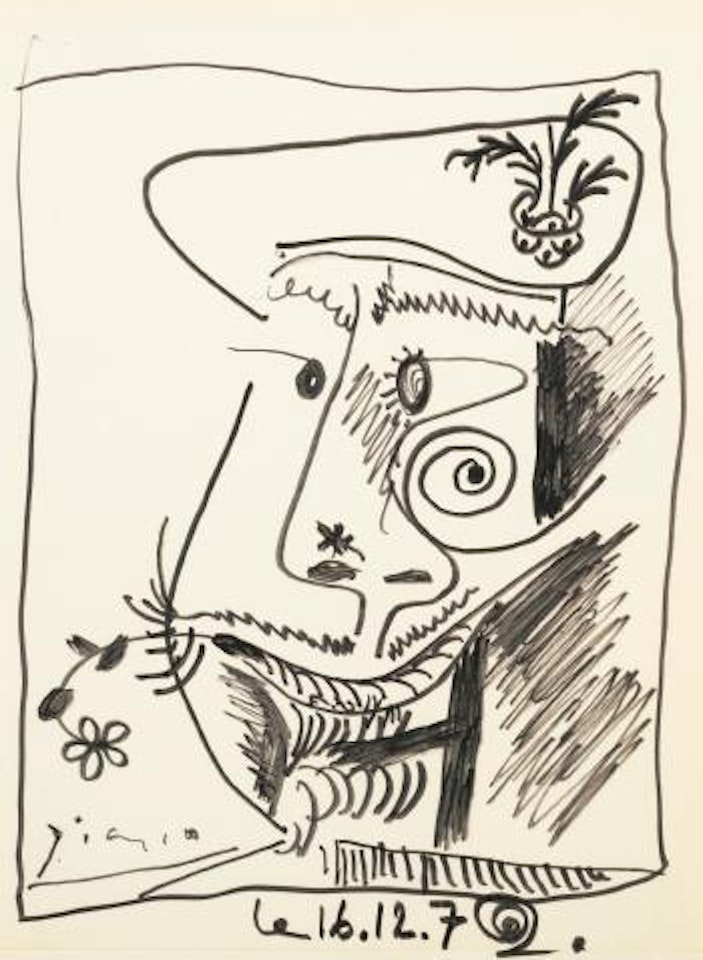 TÃªte D'homme by Pablo Picasso