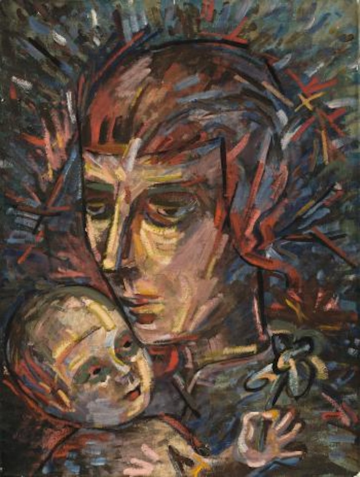 Mutter Und Kind (Selbstbildnis-Traum) by Hannah Höch
