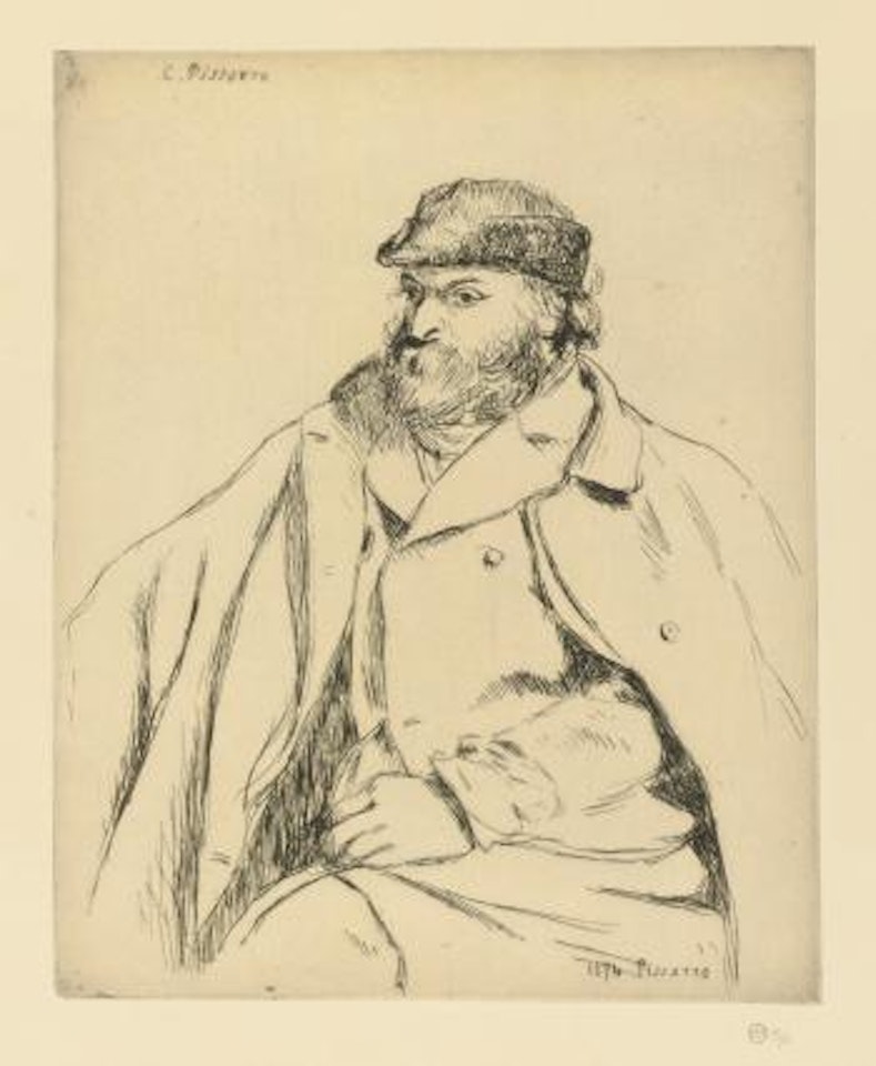 Portrait De Paul Cézanne by Camille Pissarro