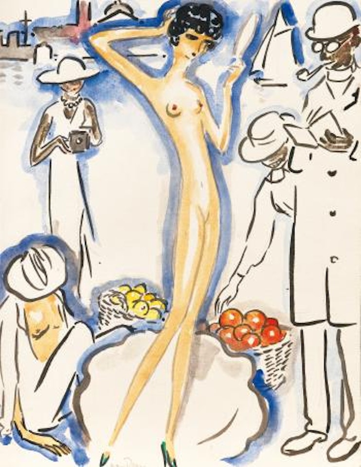 Le Marché Venise, Seuil Des Eaux (Paul Leclere), Illustration by Kees van Dongen