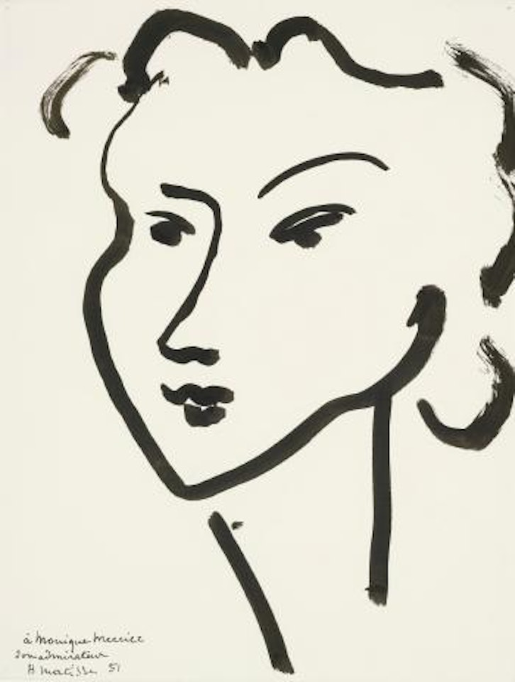 Tête De Jeune Fille by Henri Matisse