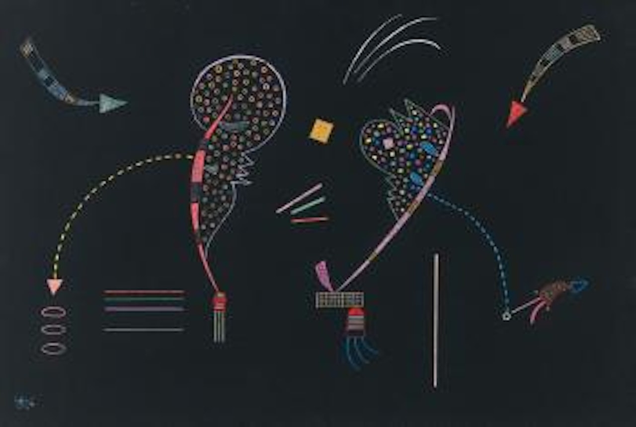 Deux Côtes by Wassily Kandinsky