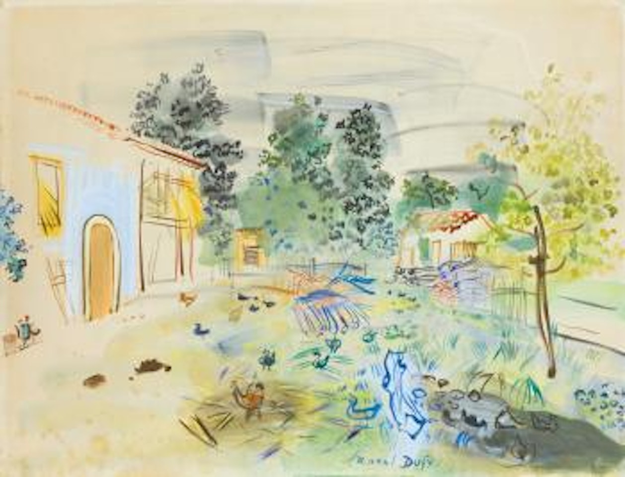 La Ferme by Raoul Dufy