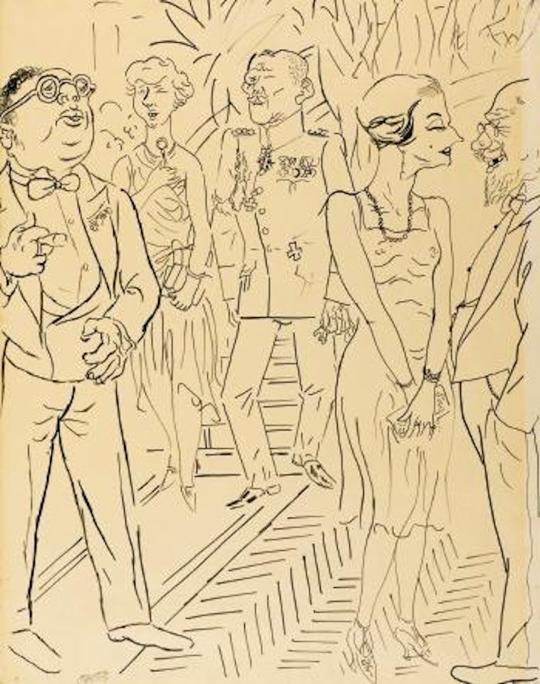 Es Ist Erreicht, Presseball (We Made It, Press Ball) by George Grosz