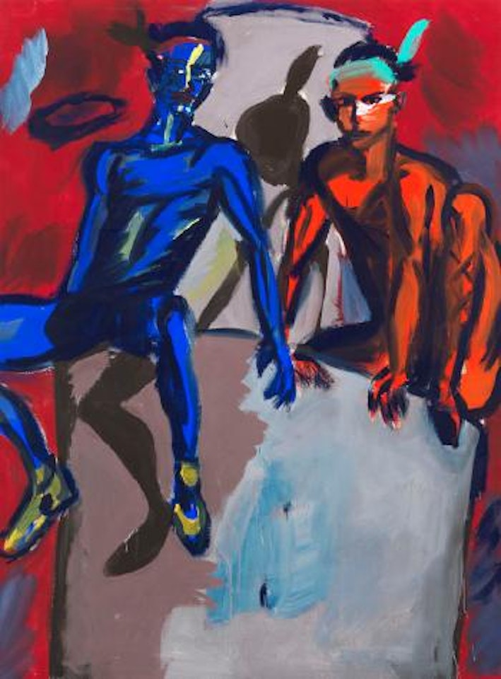 2 Indians (Fetting und Castelli) by Rainer Fetting
