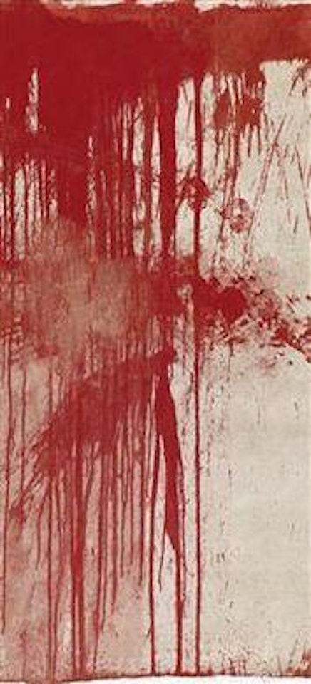 Splatter painting by Hermann Nitsch