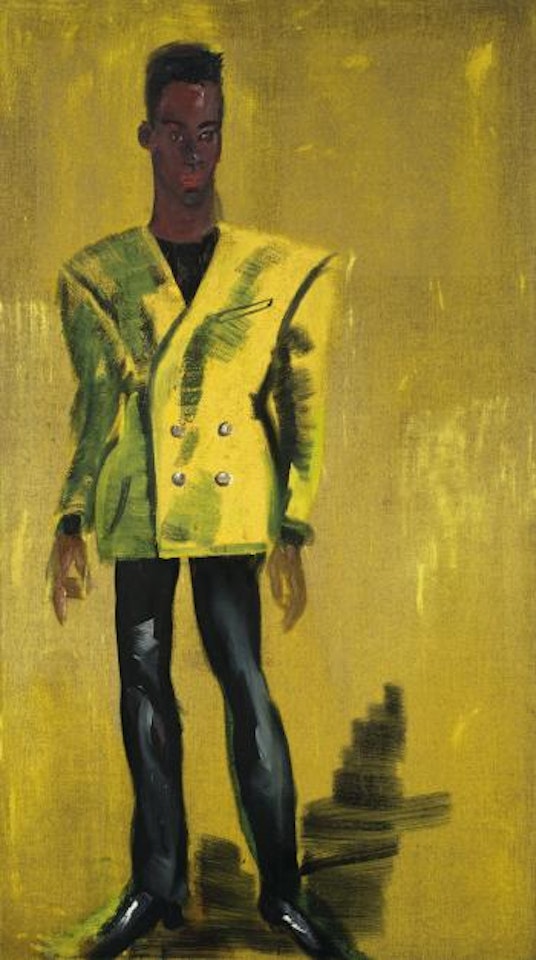 Man In Yellow (Mugler) by Rainer Fetting