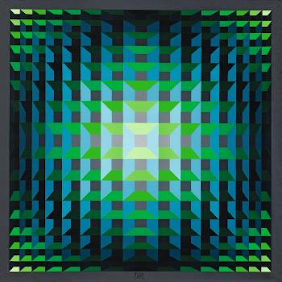 Structure Ambigue Quadri Bvg by Jean-Pierre Yvaral