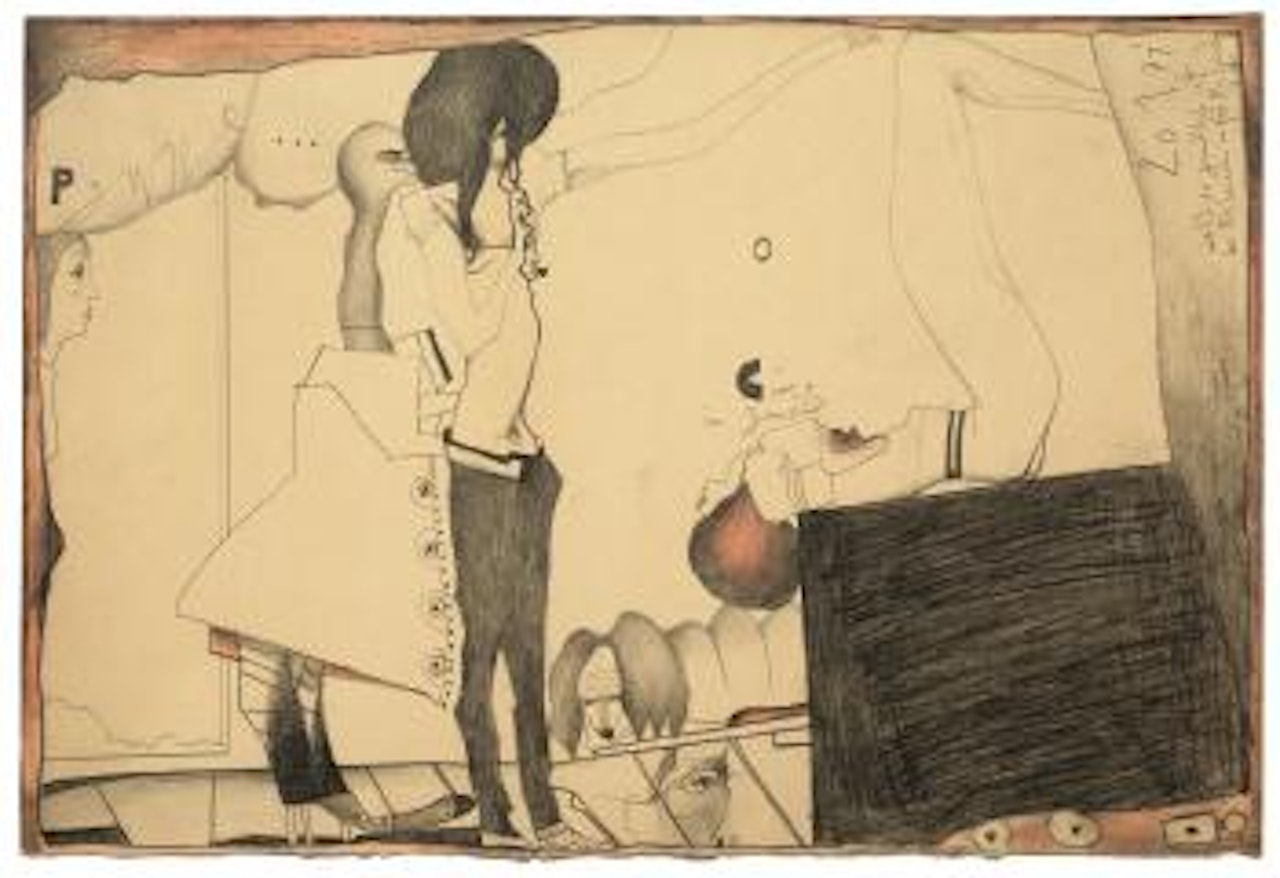 Circe In Zensur by Horst Janssen