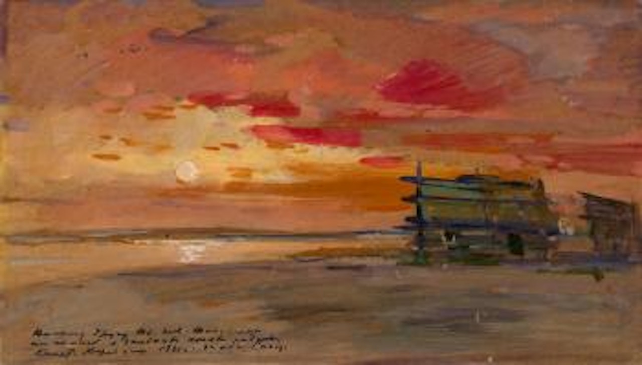 Lake Kubenskoe by Konstantin Alekseevich Korovin