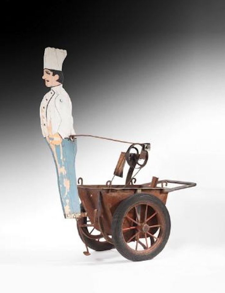 The cook in action by Jean Tinguely