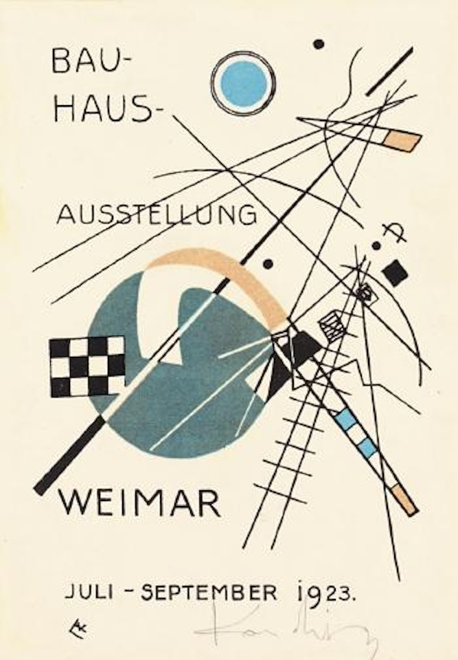 Postkarte Für Die Bauhaus-ausstellung by Wassily Kandinsky