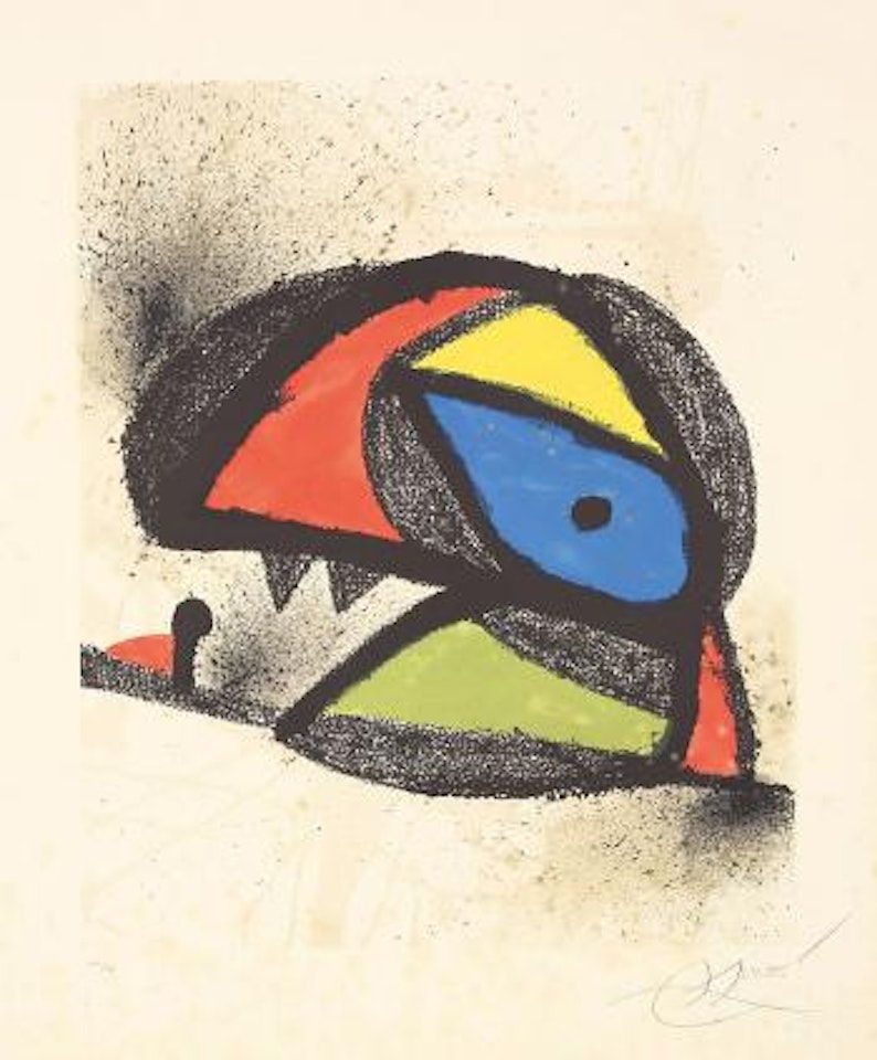 Affiche Pour L'exposition Homentage A J. Torres Clavé by Joan Miró