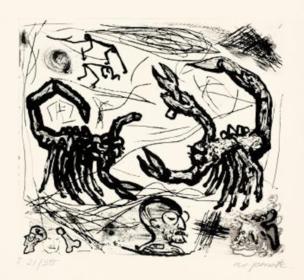 Was Einem Emigranten Durch Den Kopf Geht I by A.R. Penck