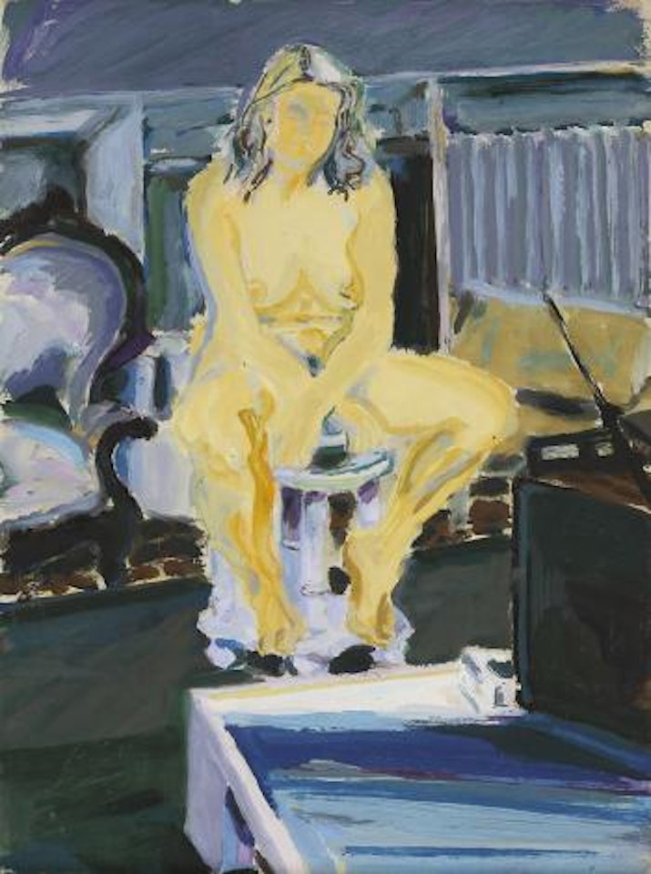 Sitzender Weiblicher Akt by Norbert Tadeusz