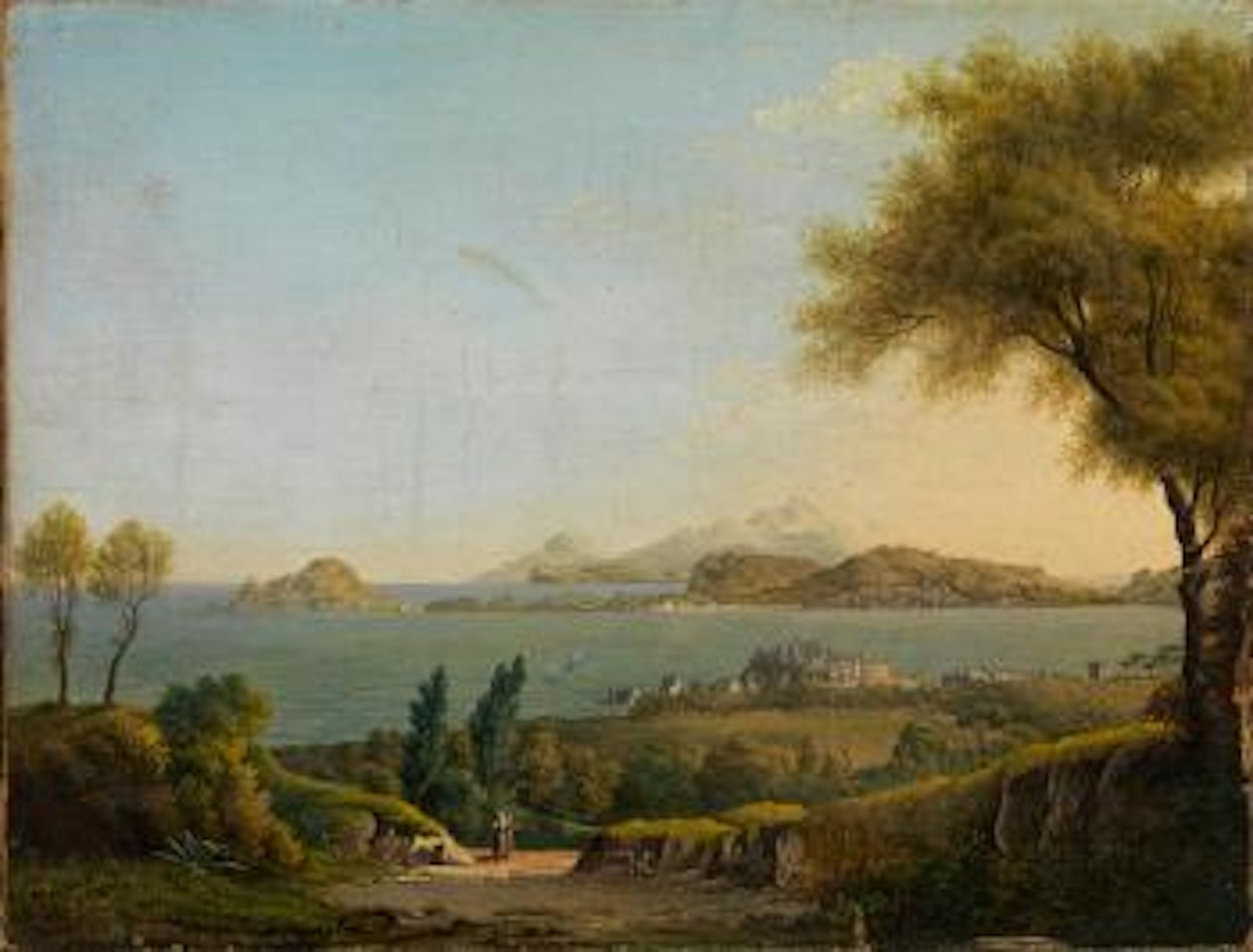 Ansicht von Puzzuoli bei Neapel by Jacob Philipp Hackert