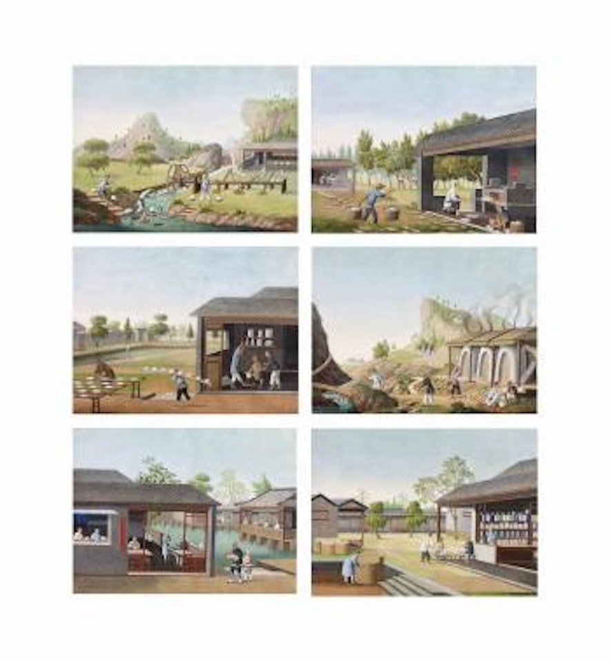 Dix Peintures Encadrees by Chinese School