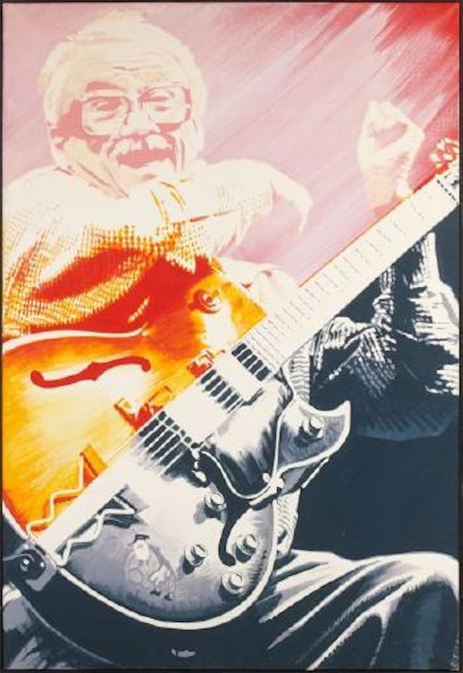 Toots ( d'ap.photo J.M.Birraux) by Bernard Rancillac