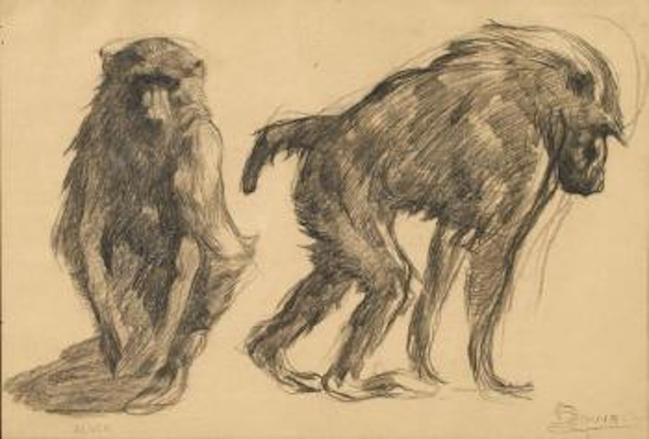 Singes Jouants by Paul Jouve