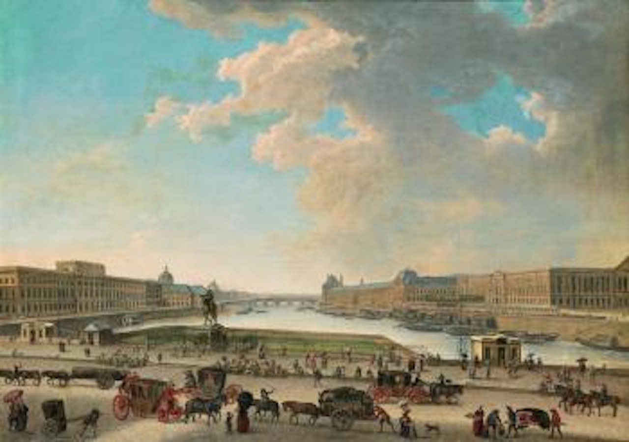 Vue De Paris Depuis La Place Dauphine by Pierre Antoine Demachy