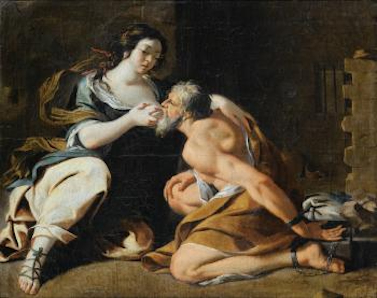 La Charité Romaine by Simon Vouet
