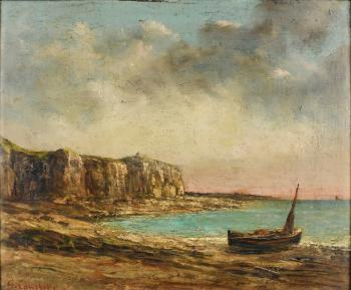 Vue De La Côte Normande by Gustave Courbet
