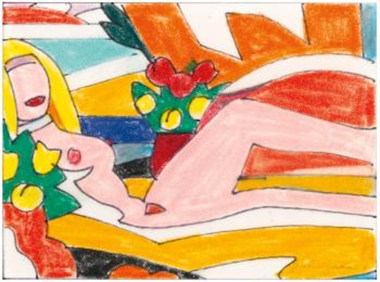 Study For Sunset Nude (Big Red Pillow) by Tom Wesselmann