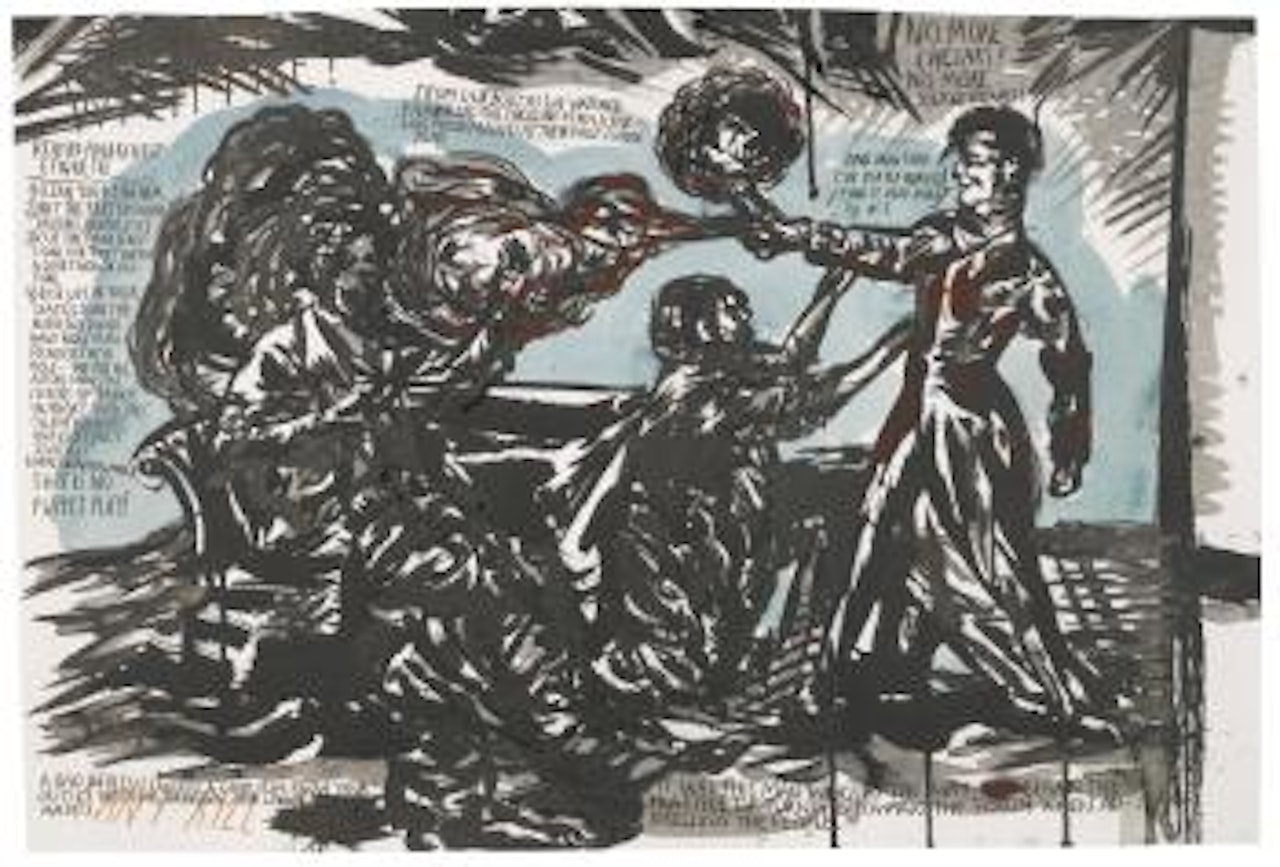 No Title (Revised Anarchist Etiquette) by Raymond Pettibon