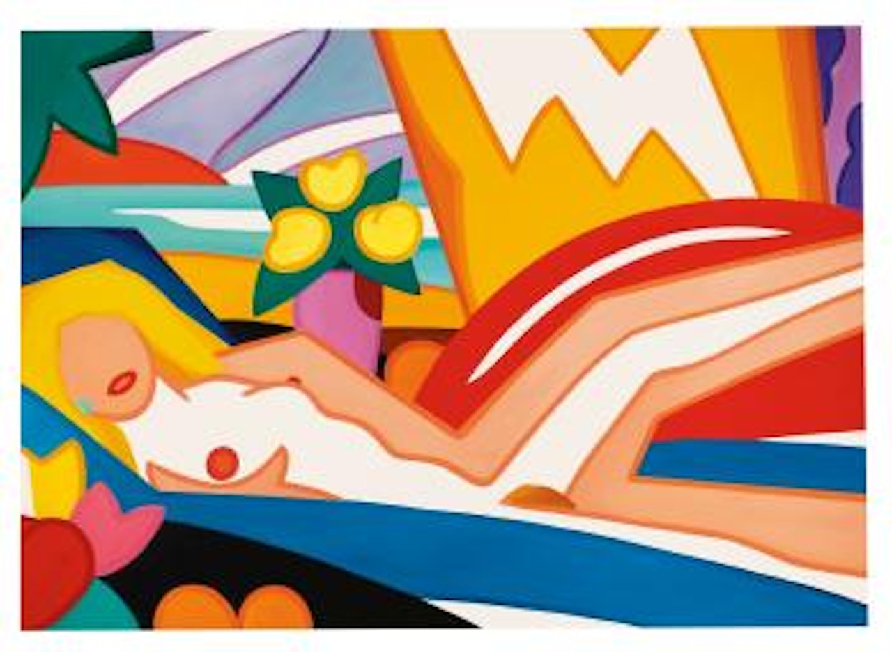 Sunset Nude (Squared Off) by Tom Wesselmann