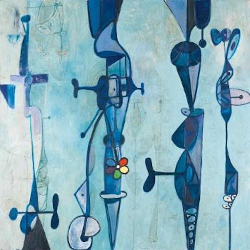 Blue Painting by George Condo