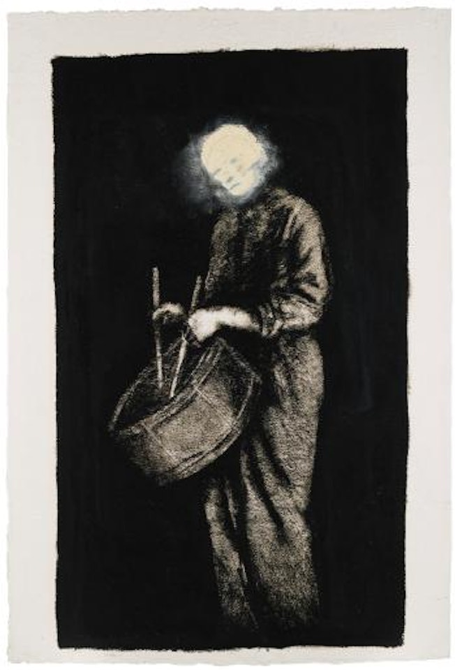 Untitled (Figure With Drum) by Juan Muñoz