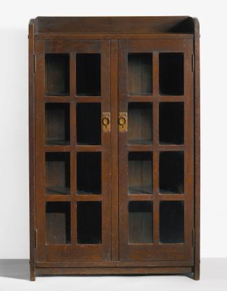 Two-door Bookcase, Model No. 542 by Gustav Stickley