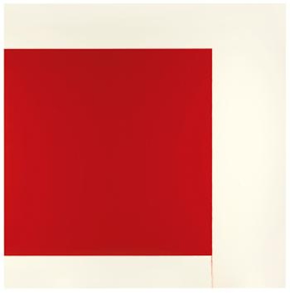 Exposed Painting - Cadmium Red by Callum Innes