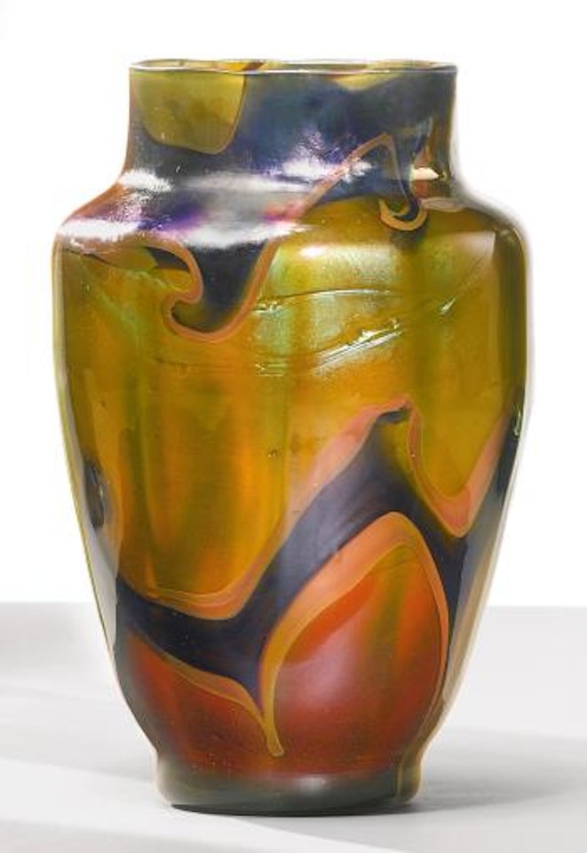 Decorated Vase by Tiffany Studios