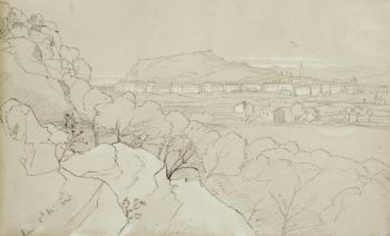View of Nice by Edward Lear