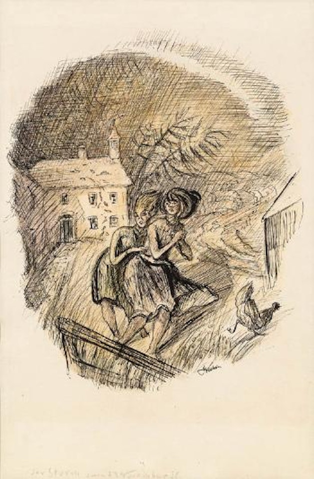 Der Sturm vom 23. November 36, 1936 by Alfred Kubin