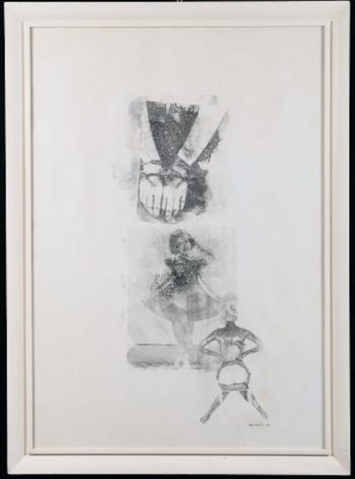Senza titolo by Mimmo Rotella