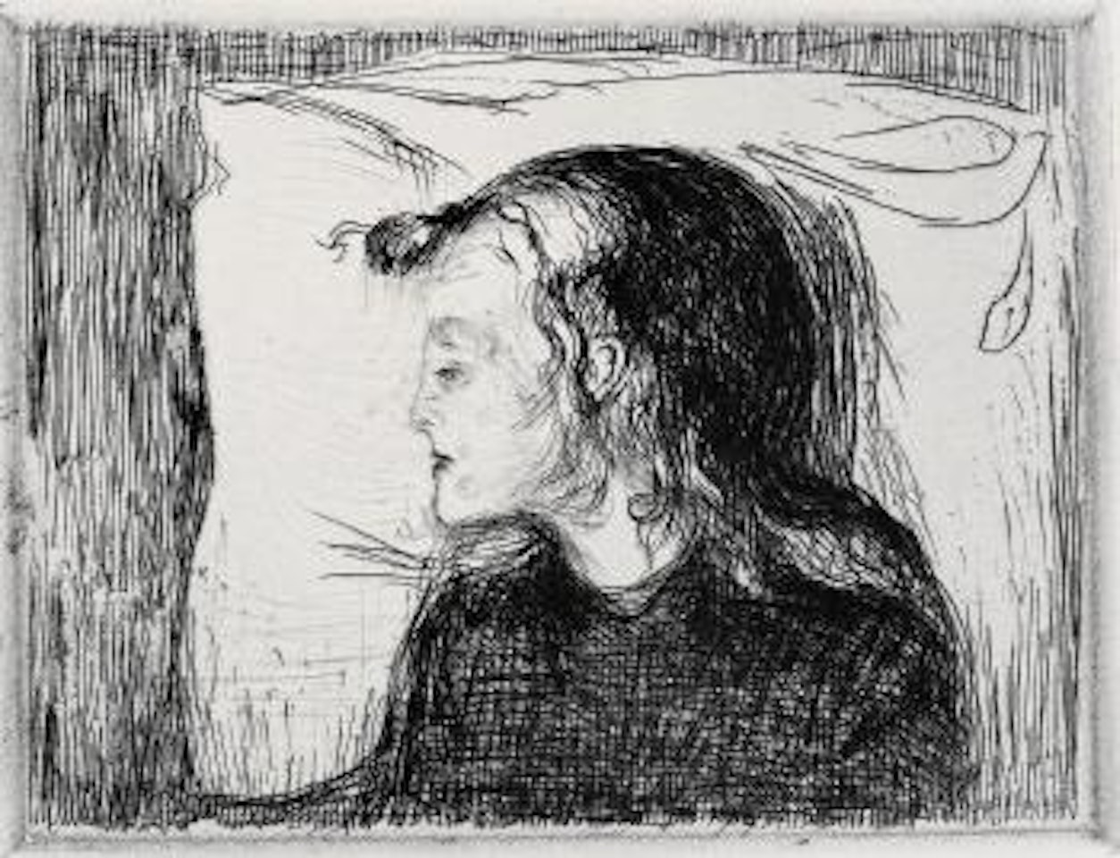 Det syke barn by Edvard Munch