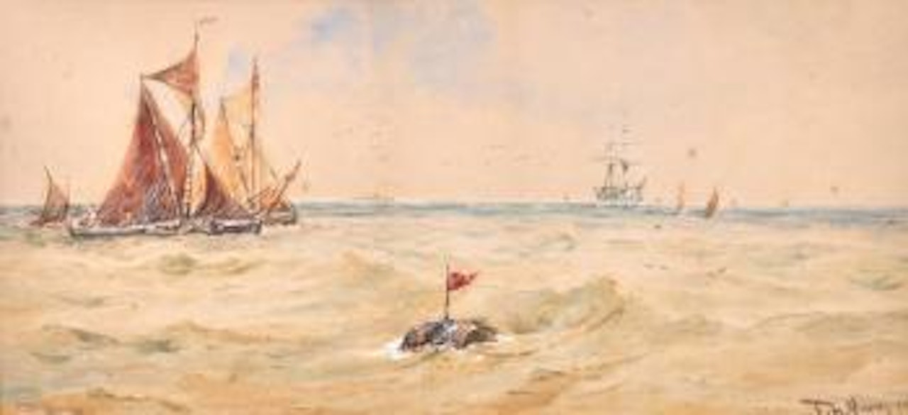 In the North Sea by Thomas Bush Hardy