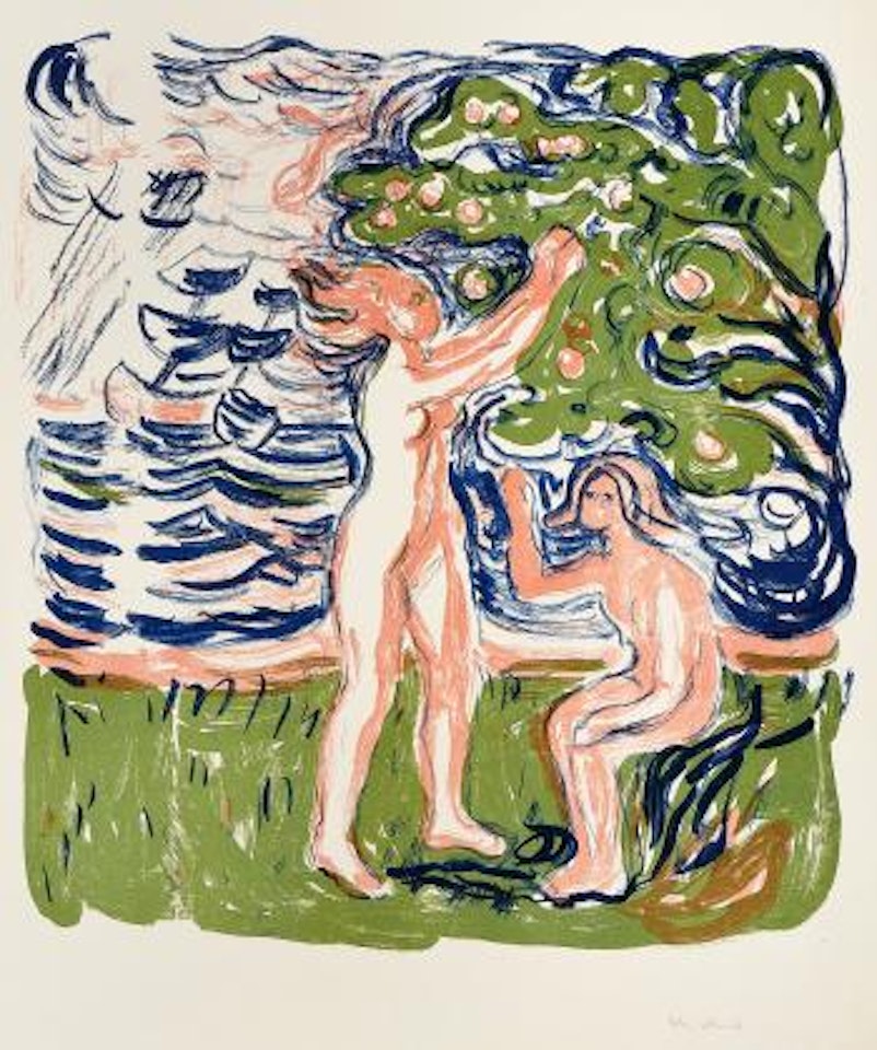 Gråtende kvinne by Edvard Munch