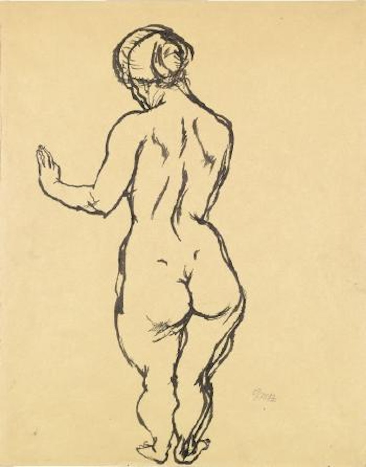 Nudo in piedi by George Grosz