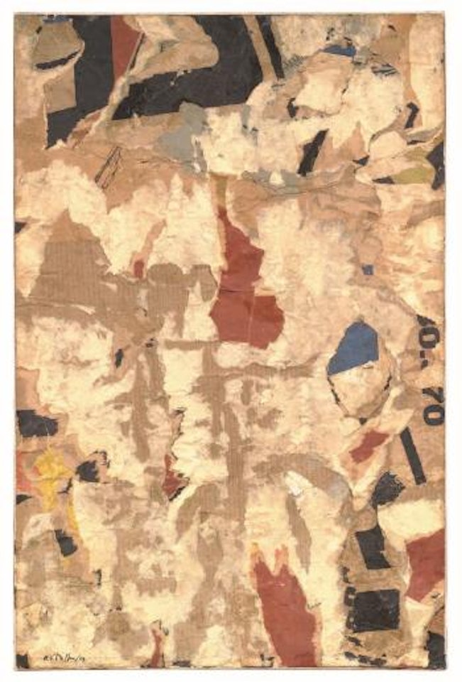 Senza titolo by Mimmo Rotella
