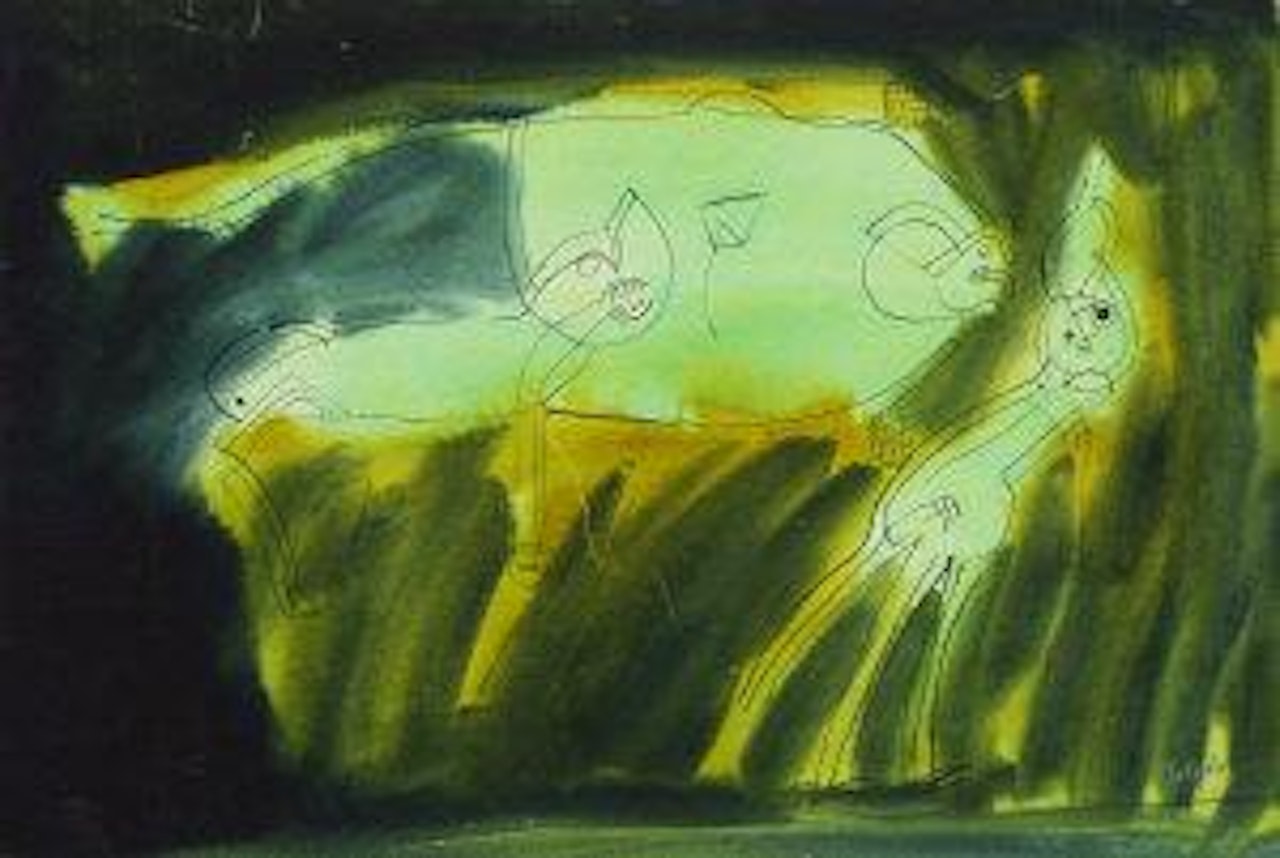 Zoomorphic figures by Francisco Toledo