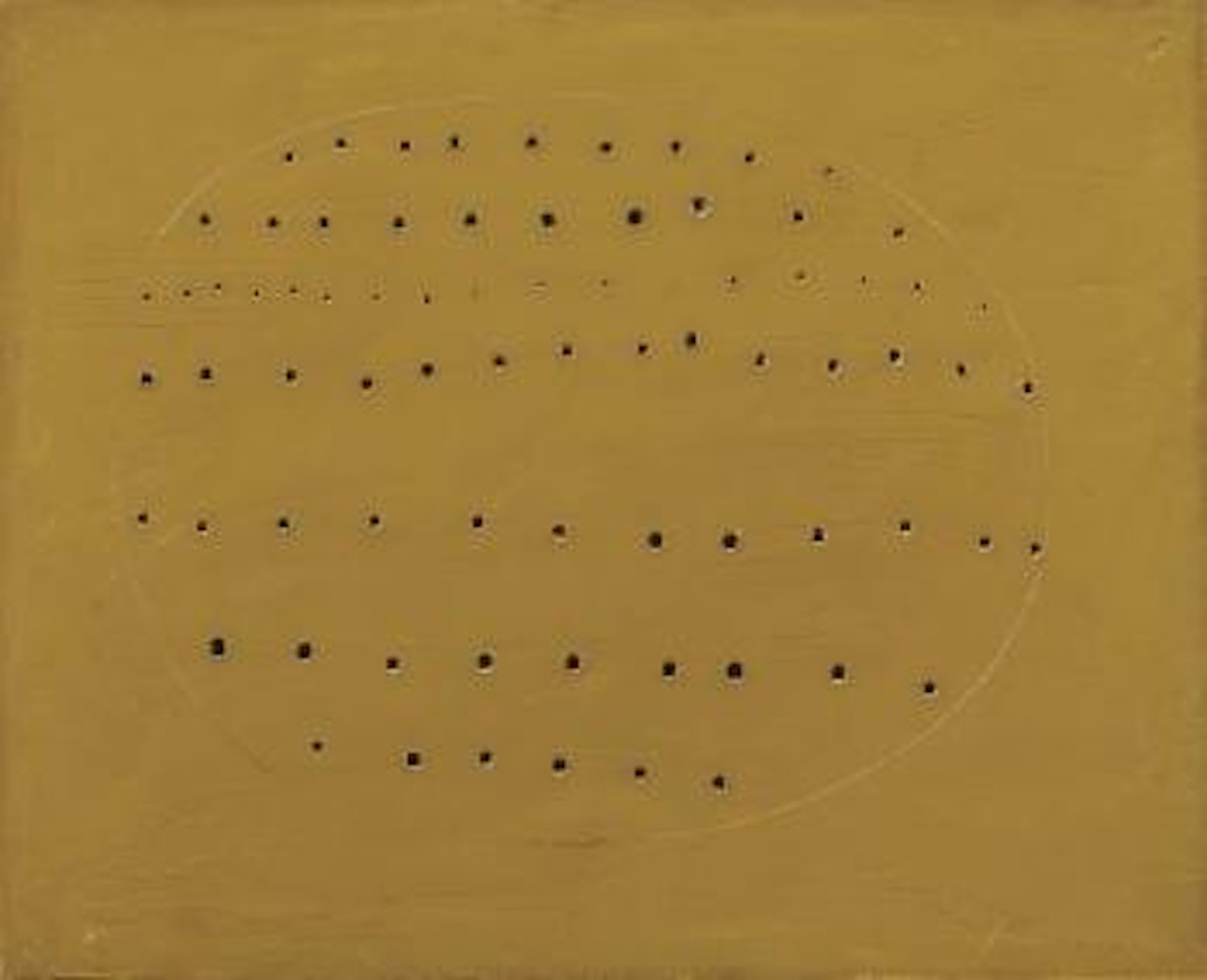 Concetto spaziale by Lucio Fontana