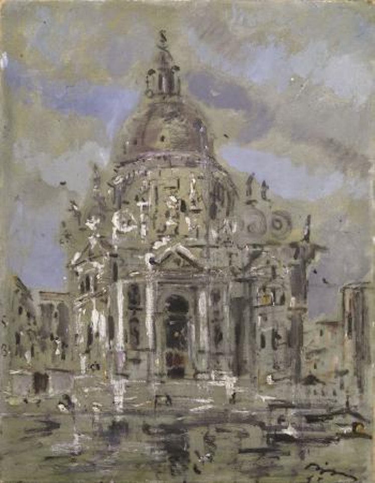 La chiesa della Salute a Venezia by Filippo de Pisis
