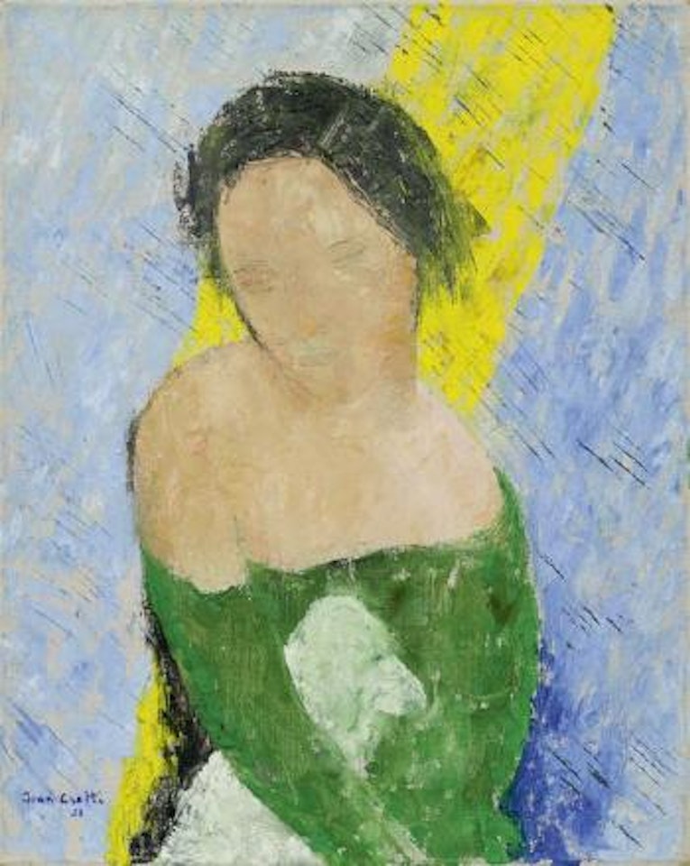 Portrait Jeune Fille by Jean Crotti