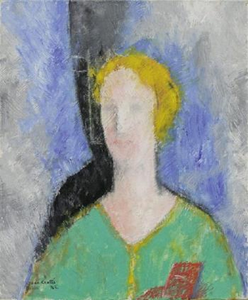 Porträt einer Frau by Jean Crotti