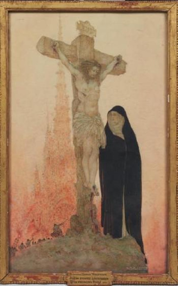Le Christ de passion by Gustave Adolf Mossa